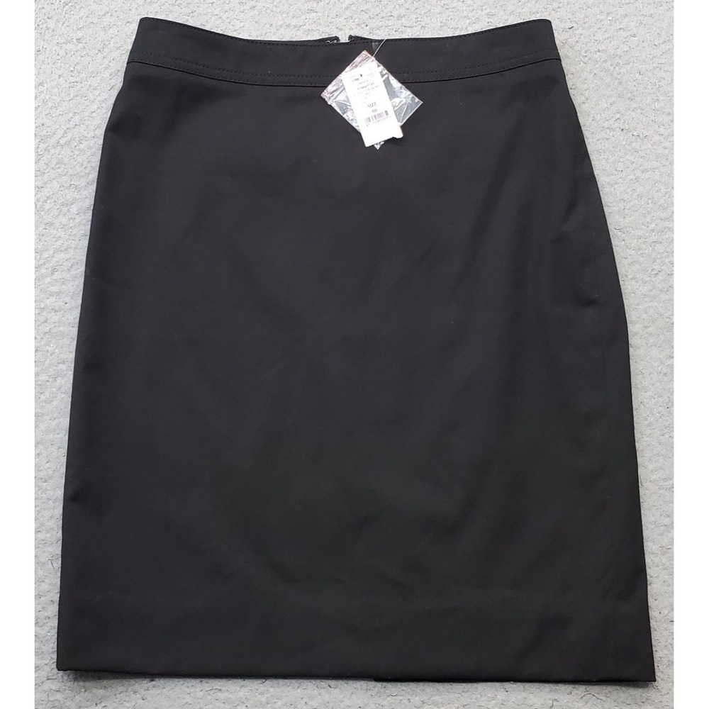 White House Black‎ Market Straight & Pencil Skirt Womens 00 Black Lined Back Zip